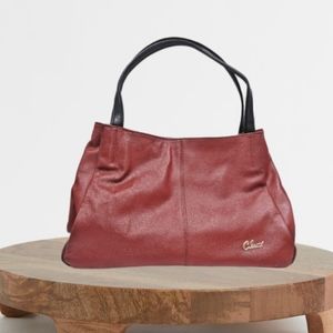 Cluci Gold Signature High Quality Vegan Leather Shoulder Bag